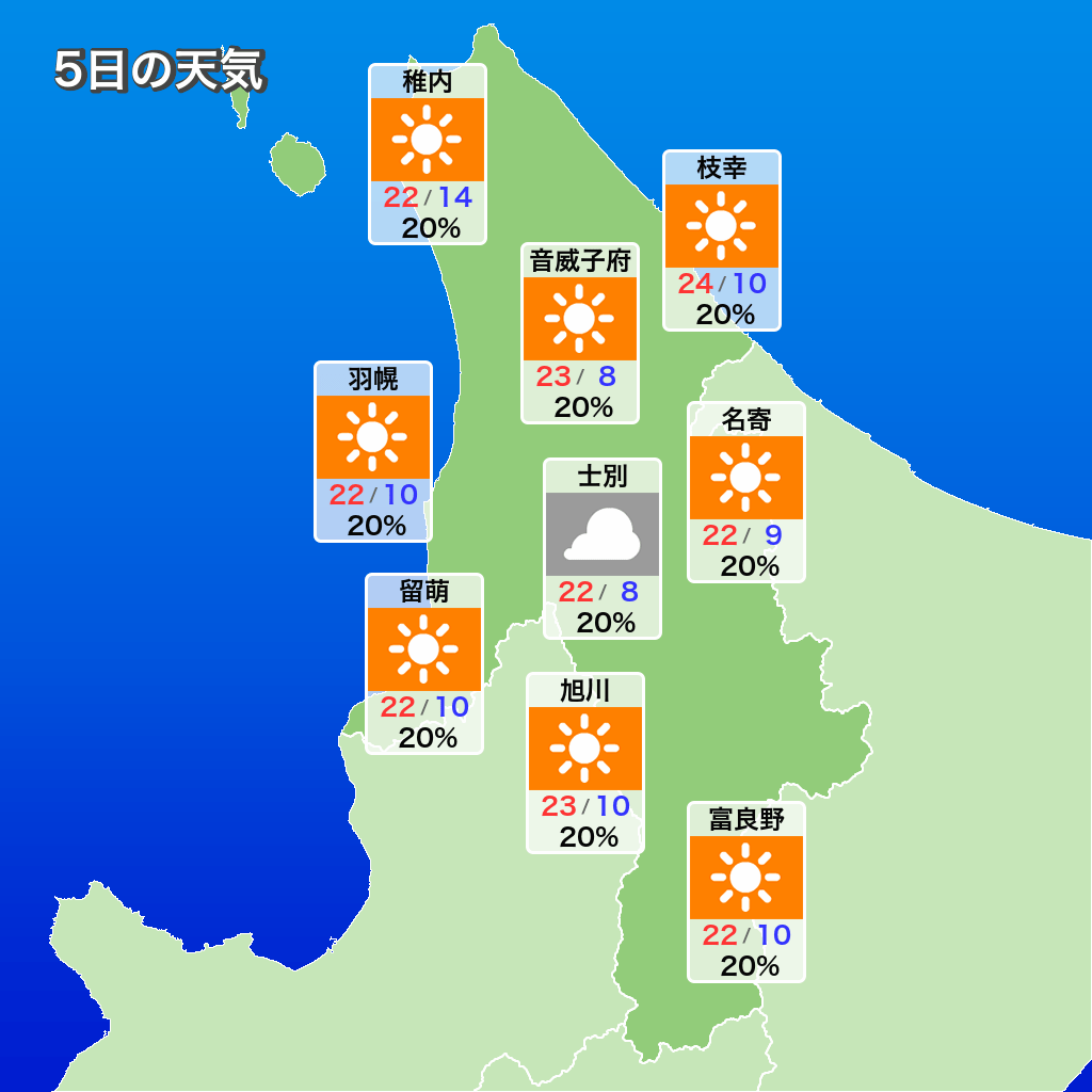 帯広 天気 10 日間