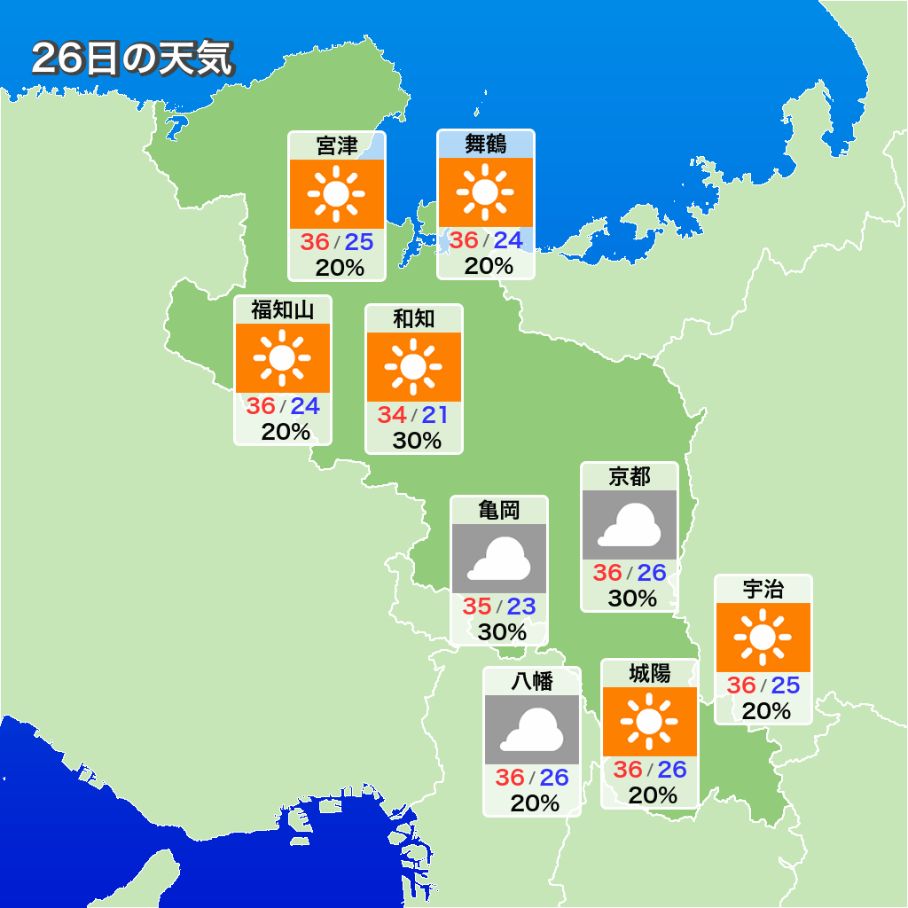 向 日 市 天気