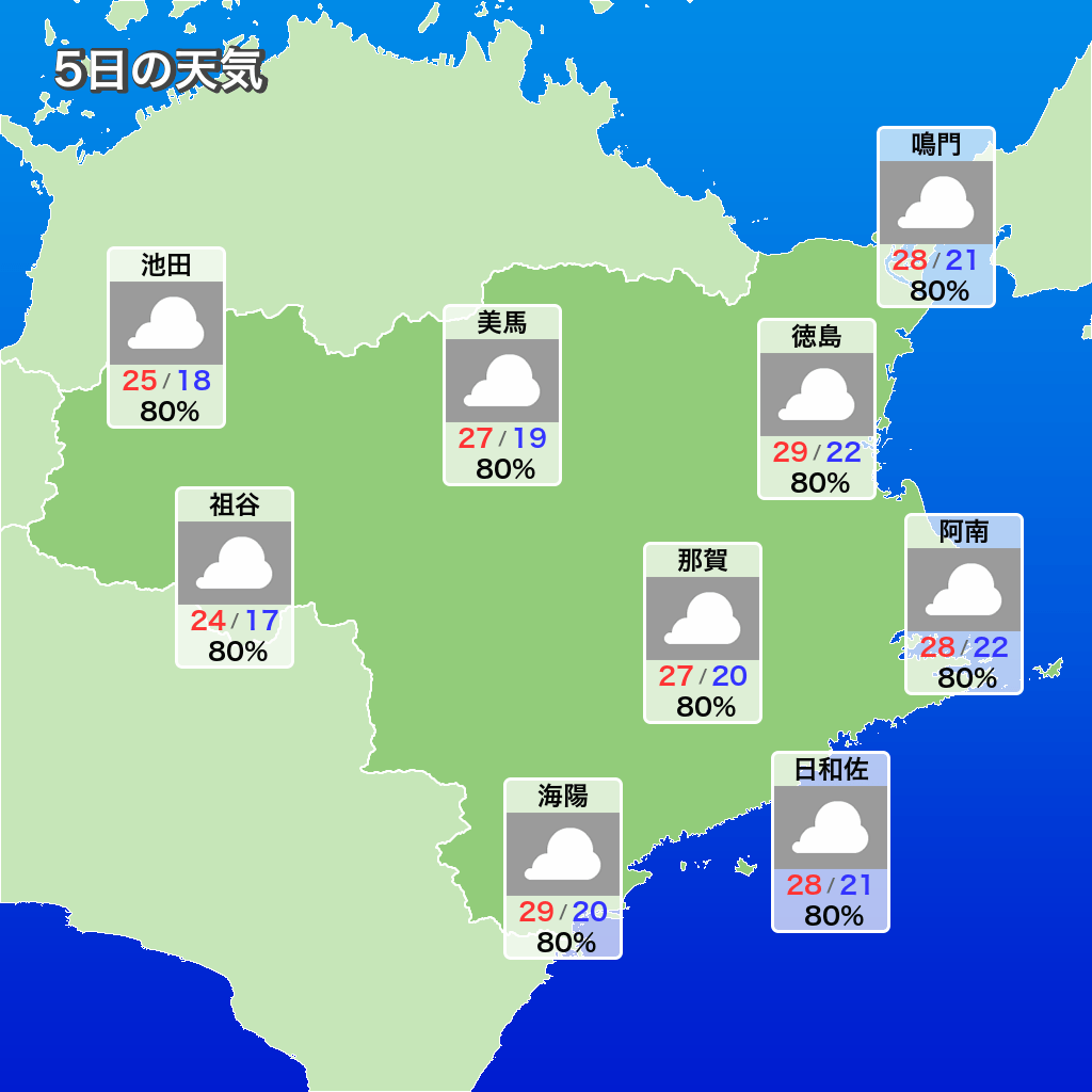 天気 予報 美馬 市