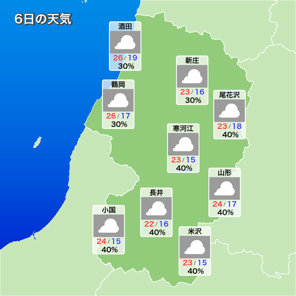 山形 県 酒田 市 天気